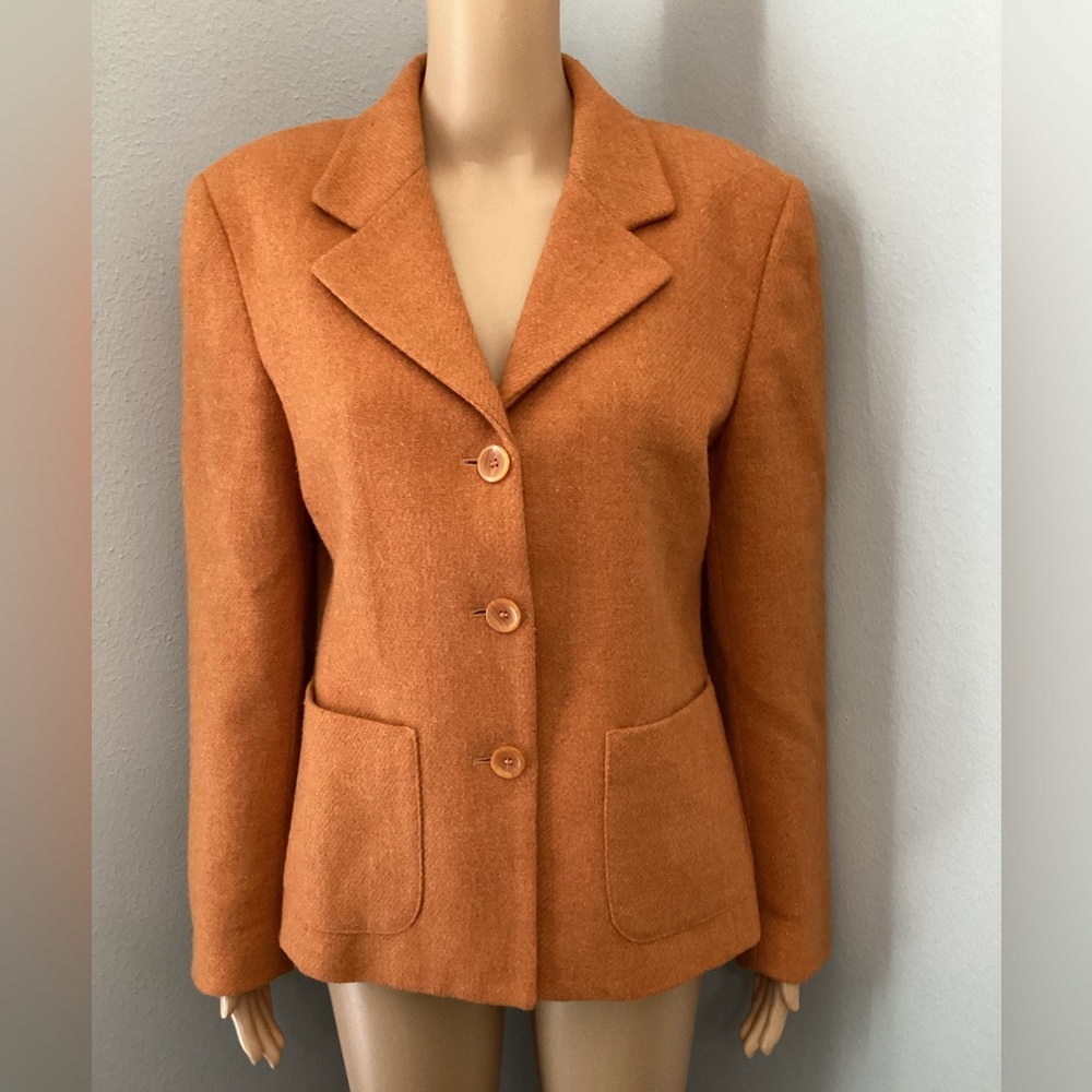 Vintage burnt orange blazer